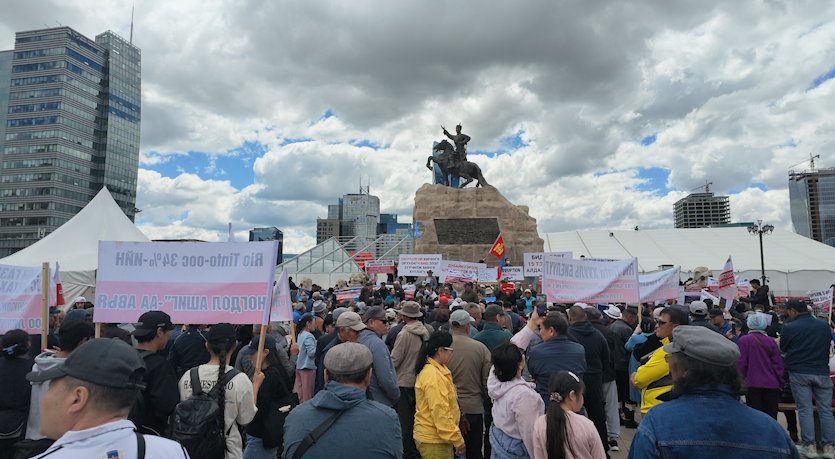 Иргэдийн шаардлагыг биелүүлэхгүй бол Оюутолгой компанийн үйл ажиллагааг зогсоох  хүртэл арга хэмжээг авна